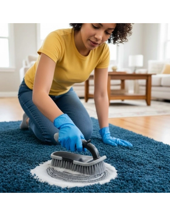 ® Saplı Halı, Koltuk ve Araç Temizlik Fırçası – Çok Amaçlı İç & Dış Oto, Ev ve Ofis Kullanımı İçin Ergonomik Temizlik Aparatı