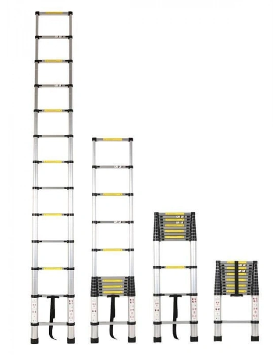 ® Saraylı Teleskopik Merdiven 13 Basamak 3.80 Metre