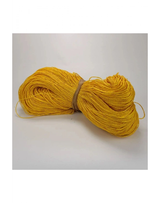 Sarı Renk Çile Kağıt İp Çanta Ipi Supla Ipi  No:59 - (550-600 gr)