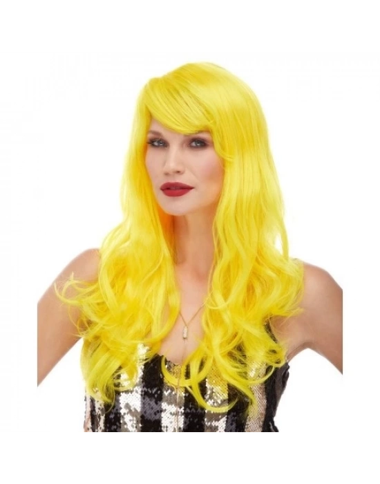 Sarı Renk Parti Peruğu