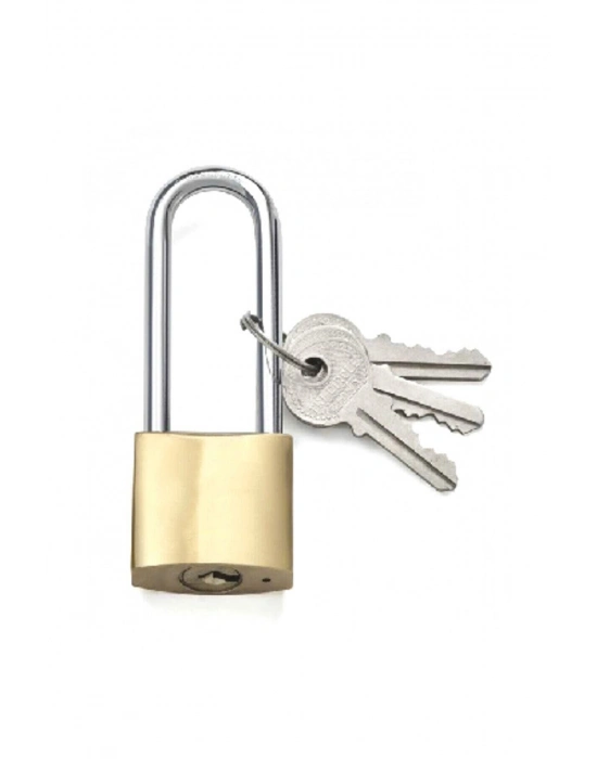 Sarı Uzun Asma Kilit 63 Mm