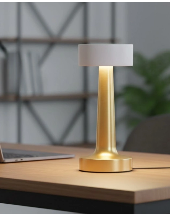 ® Şarj Edilebilir LED Abajur Dokunmatik IP20 Korumalı