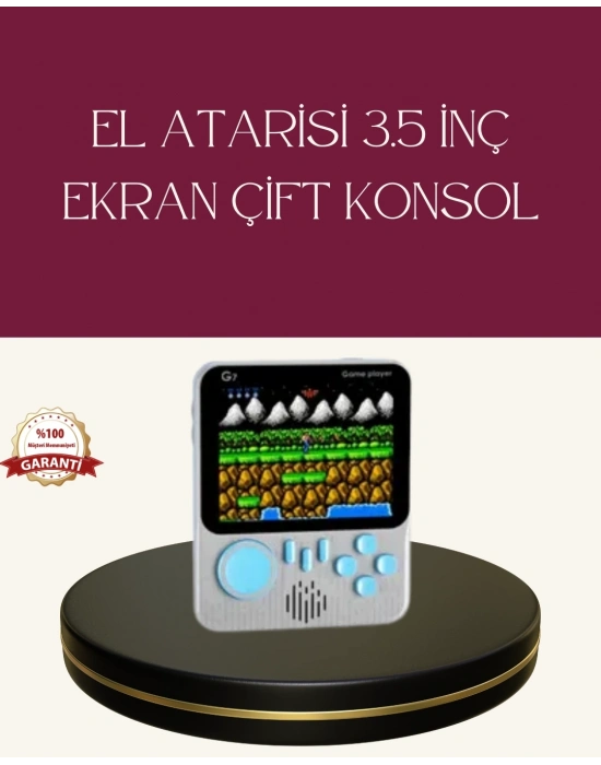 Şarjlı 3.5 İnç Retro Oyun Konsolu
