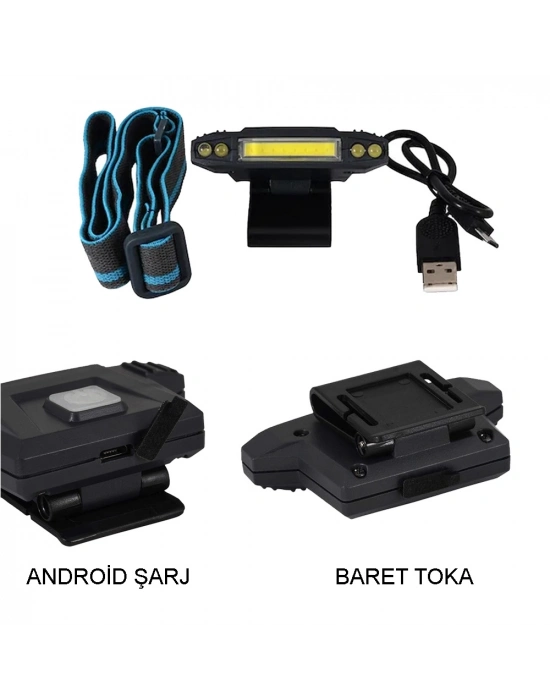 Şarjlı Baret Lambası Wt-606