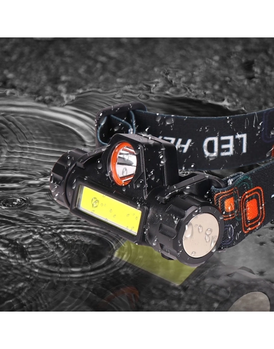 Şarjlı Dayanıklı Balıkçı Kafa Lambası  Wt-056