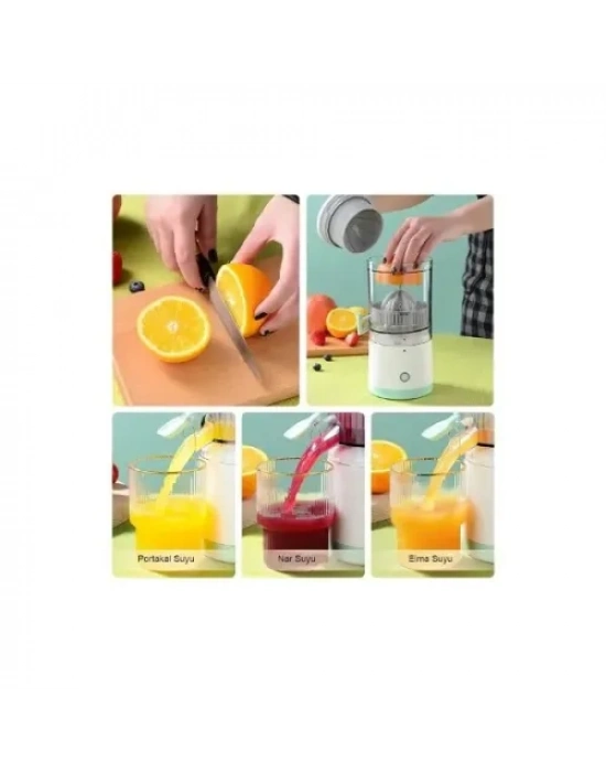 Şarjlı Elektrikli Mini Meyve Sıkacağı