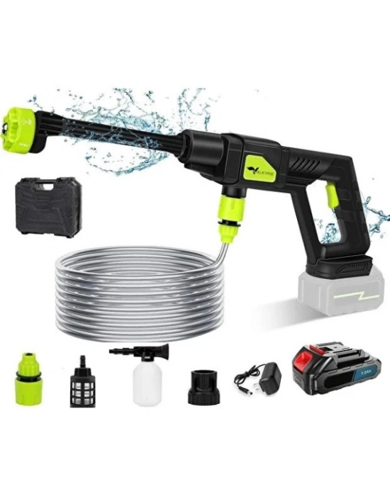 Şarjlı Kablosuz Yüksek Basınçlı Oto Yıkama Makinesi