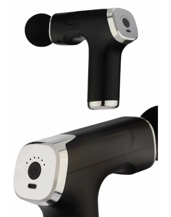 ® Şarjlı Masaj Tabancası 4 Başlıklı Mini Masaj Tabancası ve Masaj Aleti