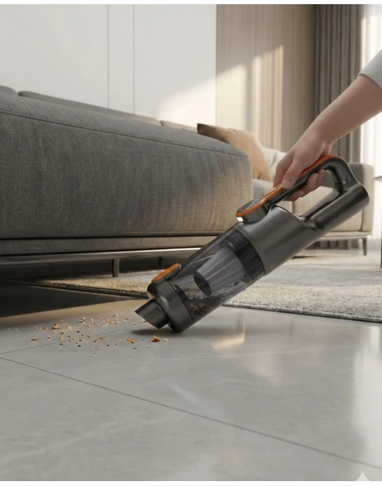 ® Şarjlı Mini El Süpürgesi Araç Ev ve Ofis İçin Pratik Temizlik