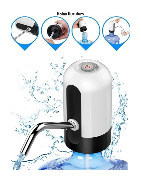 ® Şarjlı Otomatik Damacana Su Pompası