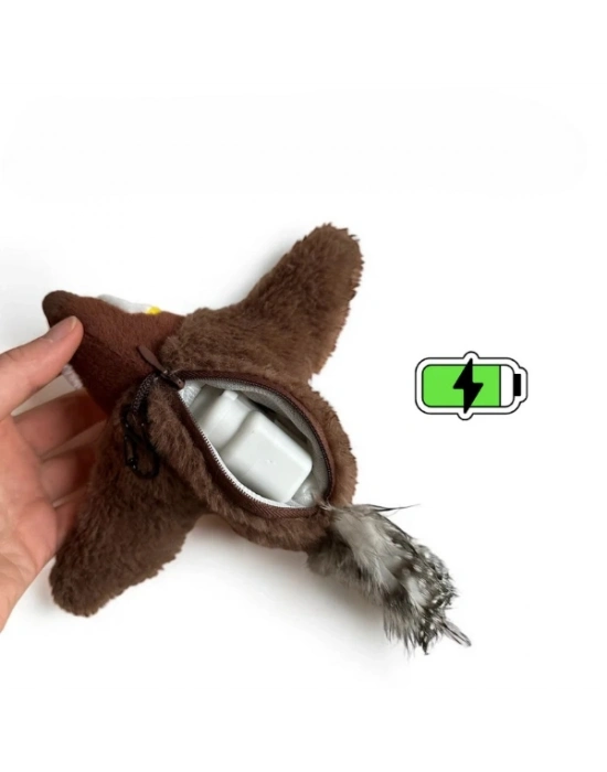 Şarjlı Peluş Uçan Kuş Oyuncak