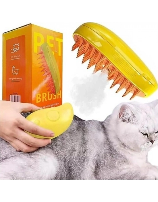 Şarjlı Soğuk Buharlı Kedi Köpek Fırçası Tarağı