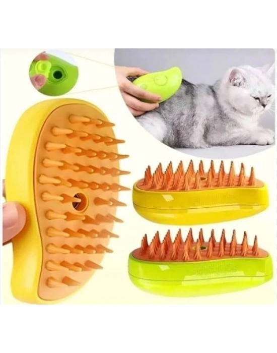 ® Şarjlı Soğuk Buharlı Kedi Köpek Fırçası Tarağı