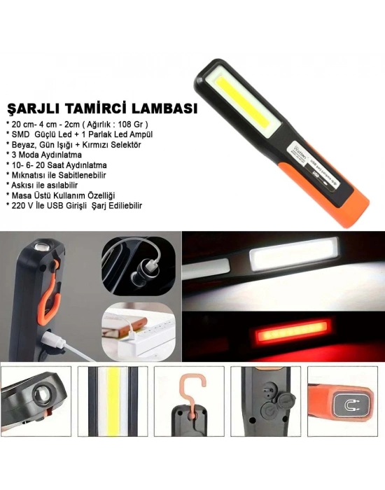 Şarjlı Tamirci Lambası Wt-297