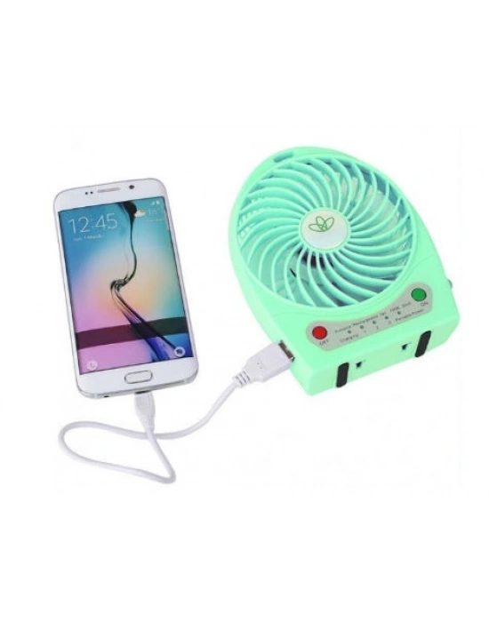 Şarjlı Taşınabilir Mini Fan - Vantilatör