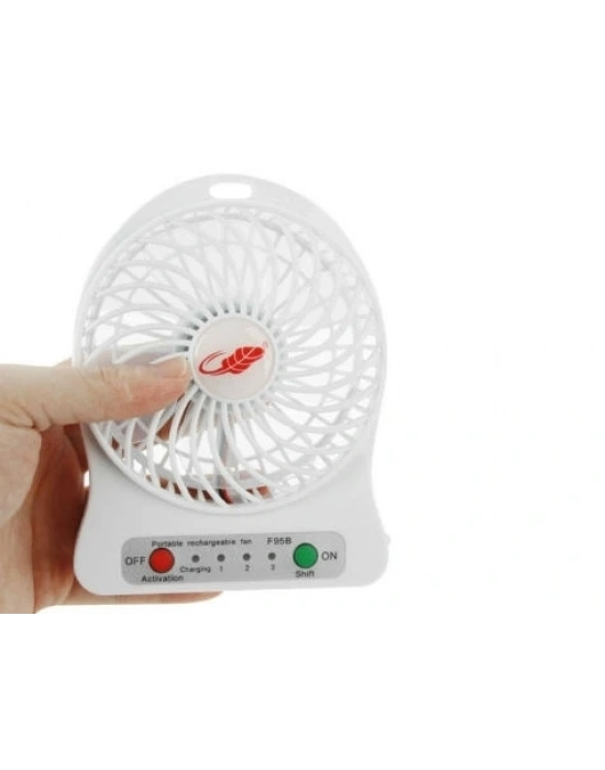 Şarjlı Taşınabilir Mini Fan - Vantilatör