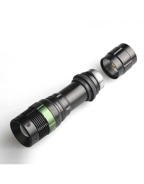 Şarjlı Zoomlu Acil Durum Feneri Wt-037