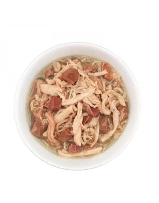 Schesir After Dark Et Suyu içinde Tavuklu ve Ördekli Yetişkin Kedi Konservesi 1 Adet 80 Gr