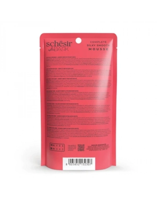 Schesir After Dark Velvet Mousse Tavuklu ve Sığır Etli Yetişkin Kedi Yaş Maması 1 Adet 80 Gr