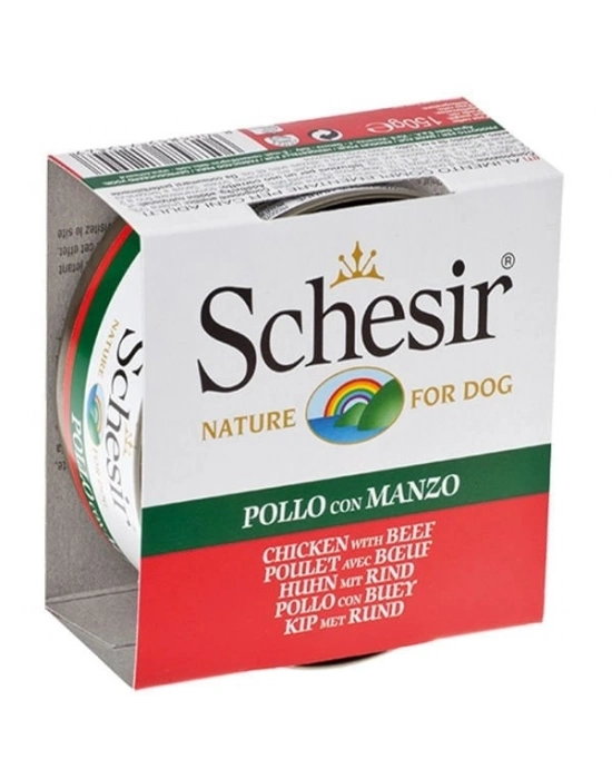 Schesir Tavuk Fileto Jöleli Konserve Köpek Maması 1 Adet 150 Gr