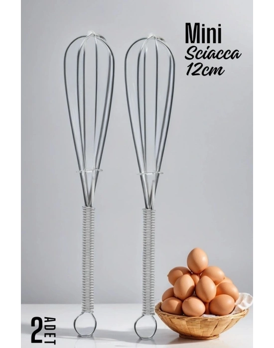 Sciacca Mini Çırpıcı Çelik 2 Adet