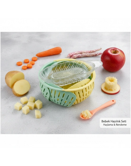 Sebze Haşlama Ve Meyve Püresi Hazırlama Seti