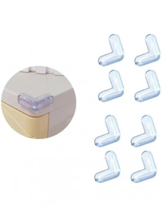 Şeffaf Masa Kenarı Koruyucu 8 Adet Mobilya Köşe Koruma Seti