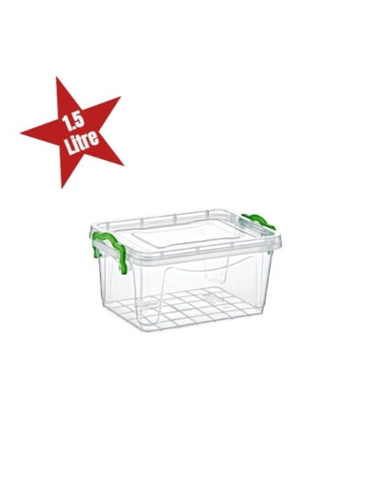 Şeffaf Saklama Kutusu 1.5 Litre