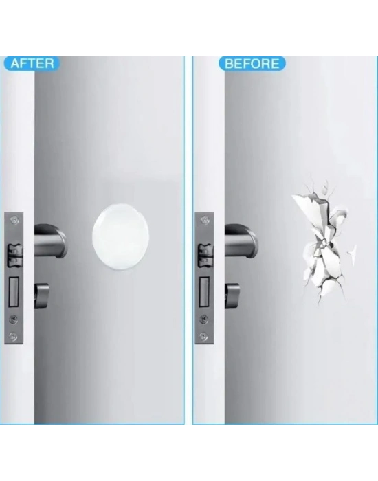 ® Şeffaf  Silikon Mobilya ve Kapı Durdurucu Darbe Pedi 6 lı