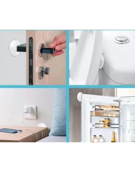 ® Şeffaf  Silikon Mobilya ve Kapı Durdurucu Darbe Pedi 6 lı