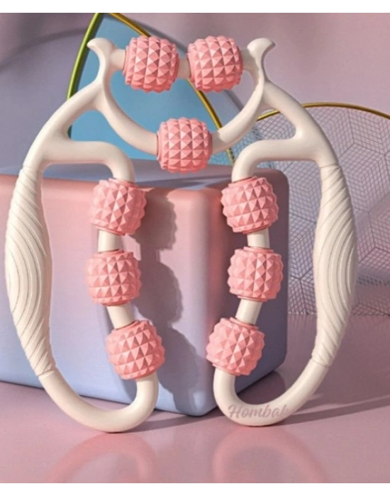 Selülit Masaj Aleti 9 Tekerlekli Lenf Drenaj Rulosu