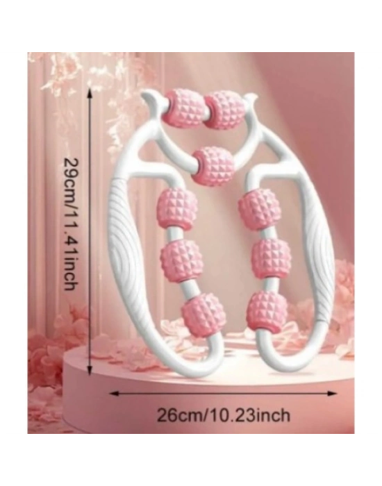 Selülit Masaj Aleti 9 Tekerlekli Lenf Drenaj Rulosu