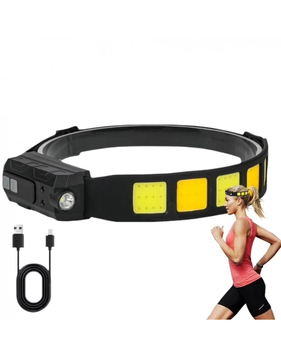 Sensörlü Cob Xpg Led Kafa Lambası Wt-066