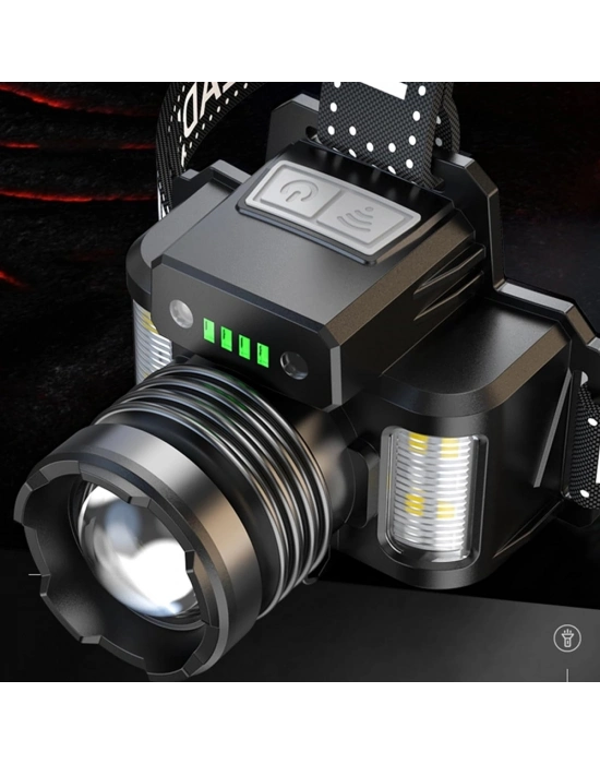 Sensörlü Cree Tg Led Şarjlı Kafa Lambası Wt-625