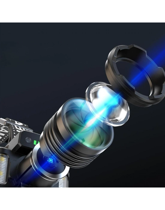 Sensörlü Cree Tg Led Şarjlı Kafa Lambası Wt-625