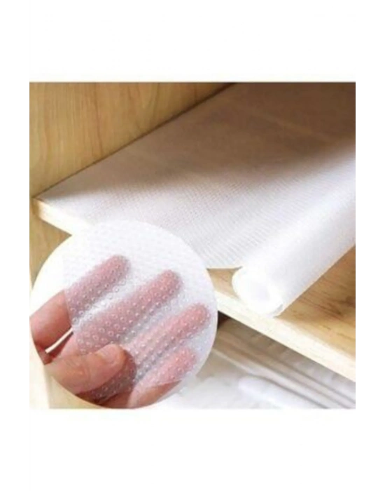 Sermat Sılver Eva Shelf Liner Şeffaf Kaydırmaz Raf Dolap Ve Çekmece Örtüsü 45 Cm X 10 Metre Royaleks-RF50
