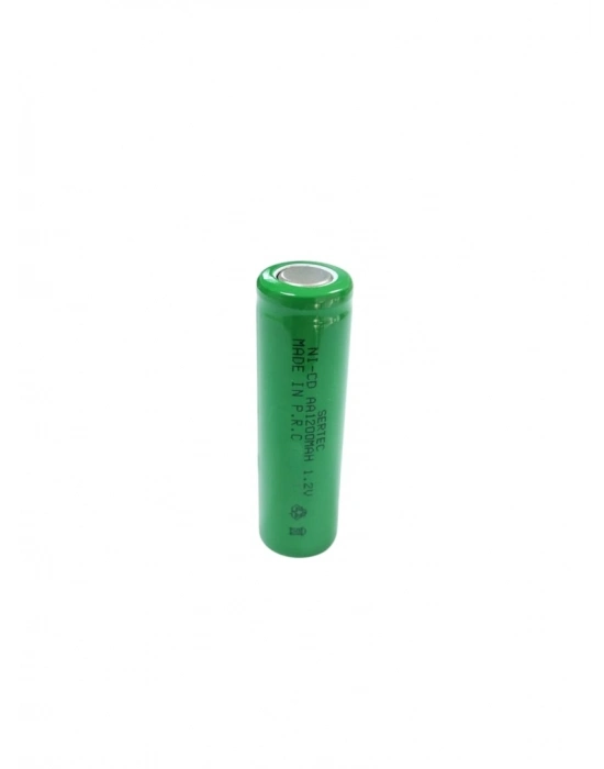 Sertec - 1.2v 1200 Mah - Aa - Ni-cd Şarjlı Pil - (başsız / Flat Head)