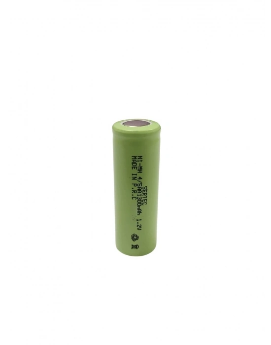 Sertec - 1.2v 1300 Mah - 4/5aa- Ni-mh Şarjlı Pil - (başsız / Flat Head)