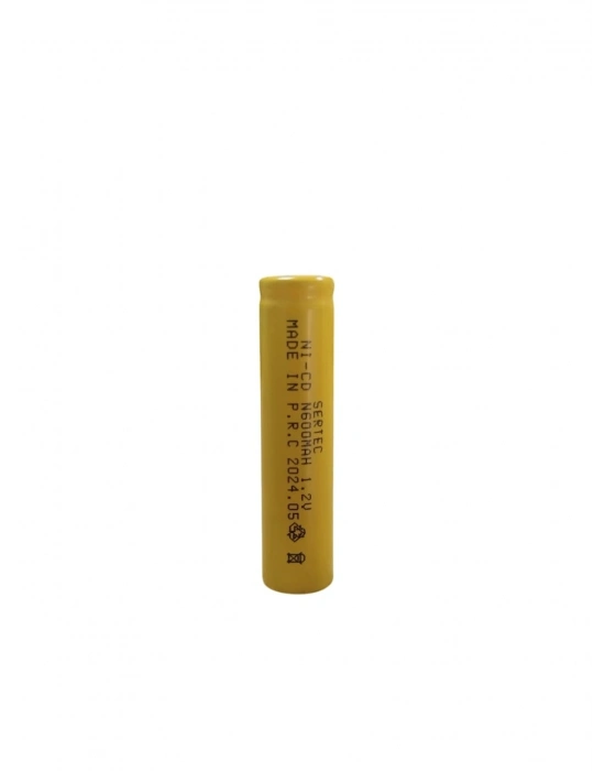 Sertec - 1.2v 600 Mah - N Boy - Ni-cd Şarjlı Pil - (başsız / Flat Head)