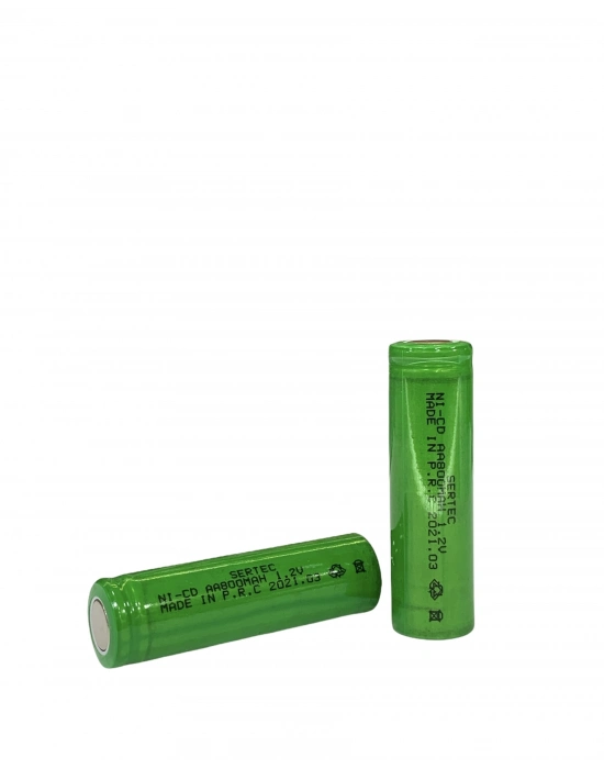 Sertec - 1.2v 800 Mah - Aa - Ni-cd Şarjlı Pil - (başsız / Flat Head)