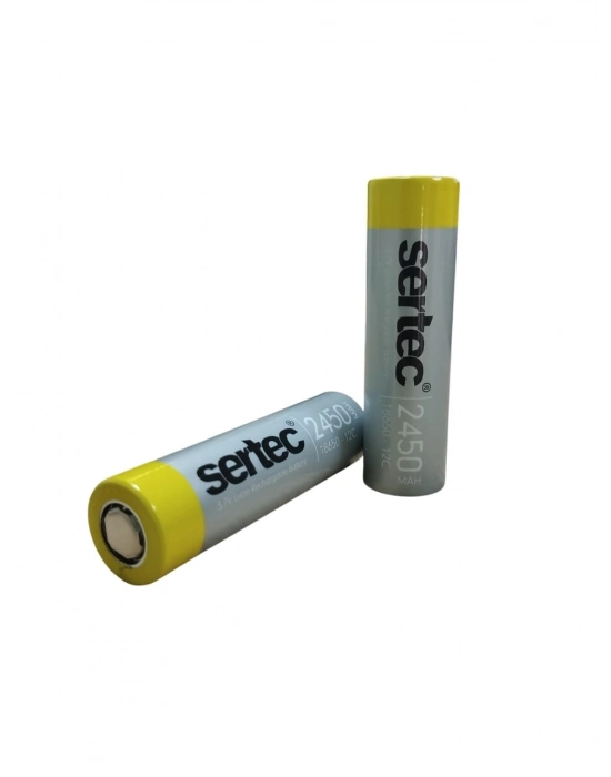 Sertec 18650 3.7v 2450 Mah 12c Li-ıon Şarjlı Pil