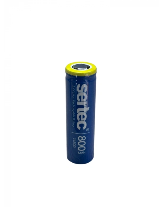 Sertec 3.7v Li-ion 14500 Aa - 800 Mah 3c Şarjlı Pil