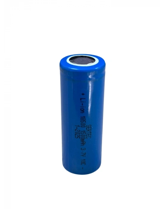 Sertec 3.7v Li-ion 18500 1500 Mah 10c Şarjlı Pil