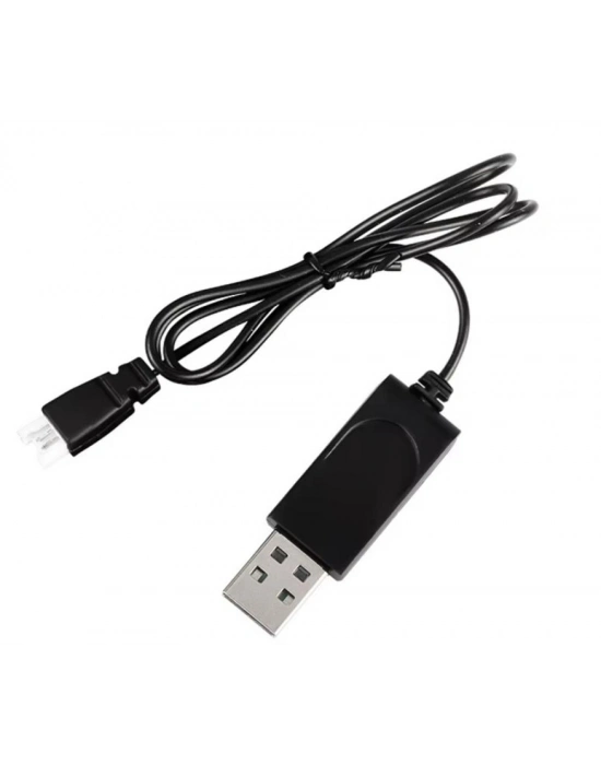 Sertec 3.7v Li-ion 51005-2p Soket Drone Bataryası Usb Şarj Kablosu