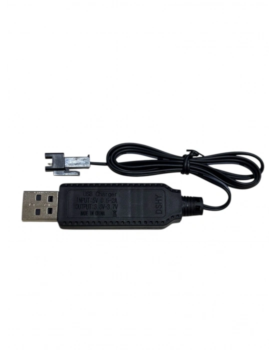 Sertec 3.7v Li-ion Sm-2p Soket Oyuncak Bataryası Usb Şarj Kablosu