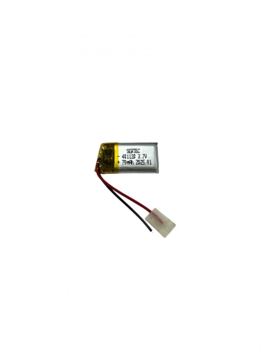 Sertec 401120 3.7v 70 Mah Li-polymer Pil (devreli/1.5a)