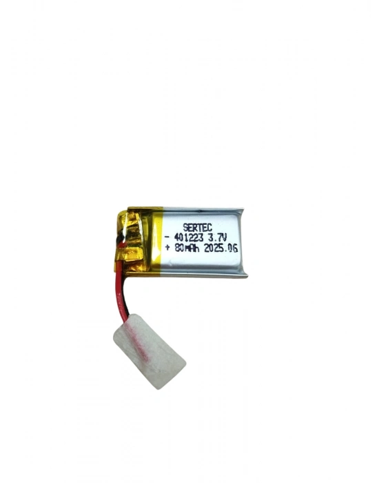 Sertec 401223 3.7v 80 Mah Li-polymer Pil (devreli/1.5a)