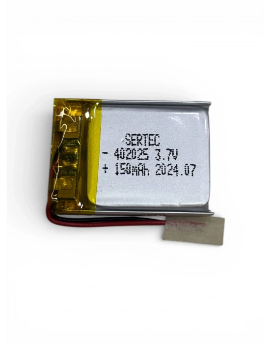 Sertec 402025 3.7v 150 Mah Li-polymer Pil (devreli/1.5a)