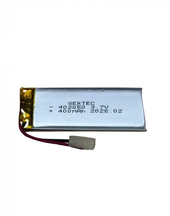 Sertec 402050 3.7v 400mah Li-polymer Pil (devreli/1.5a)