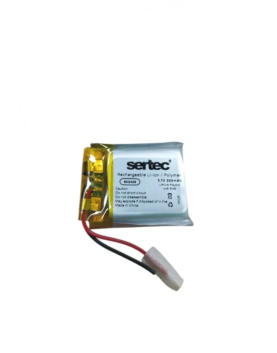 Sertec 602425 3.7v 300mah Li-polymer Pil (devreli/1.5a)